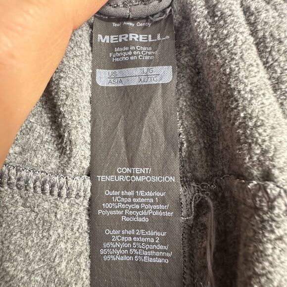 Merrell Kai-Dou Fleece Pant Women's Large Gray Poly fleece Style JWF26502 $85 - Picture 15 of 16